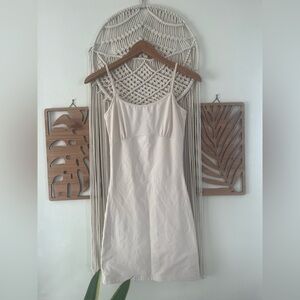 Spanx Spoil Me Cotton Adjustable Strap Slip Medium Tan Shapewear